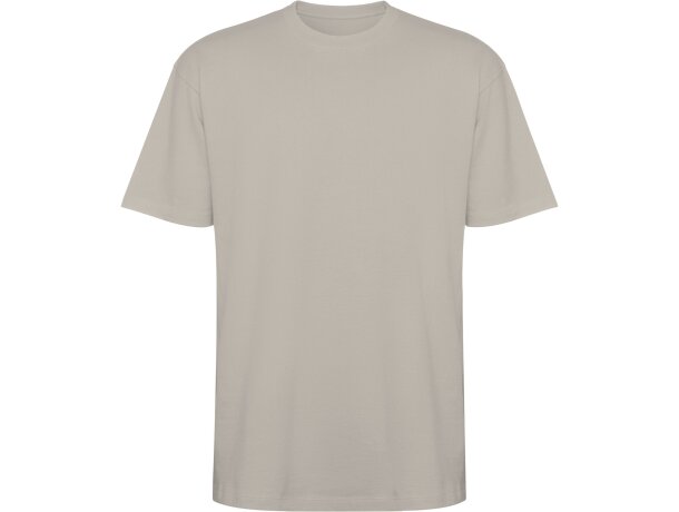 Camiseta oversize Bull de algodón pesado Roly Gris perla detalle 17