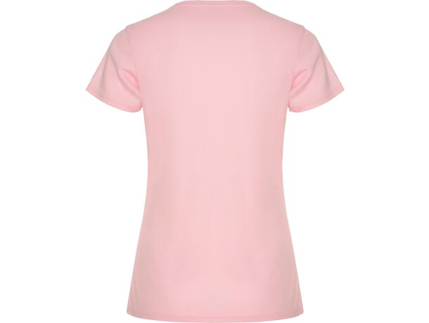 Camiseta técnica Roly Montecarlo rosa claro