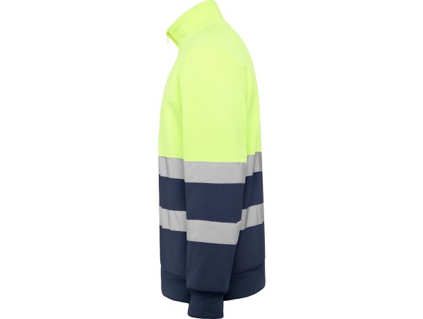 Sudadera SPICA Roly de alta visibilidad marino/amarillo fluor