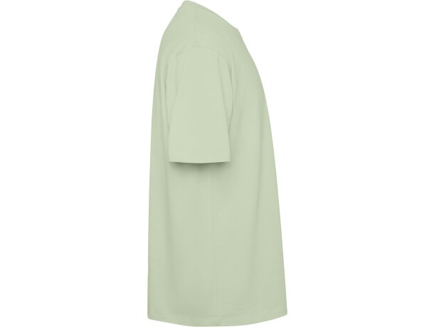 Camiseta oversize Bull de algodón pesado Roly Verde mist detalle 44
