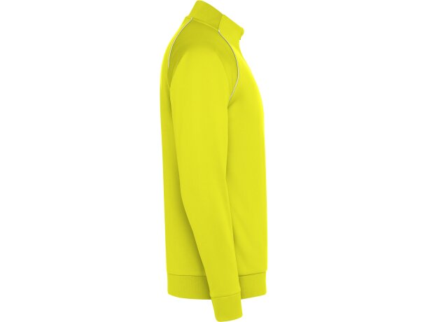 Chaqueta deportiva Valier Roly con cremallera y vivo reflectante Amarillo fluor detalle 20