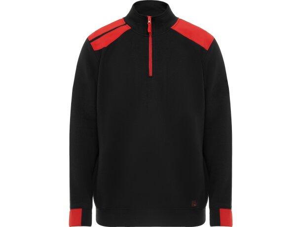 Sudadera MAVERICK Roly negro/rojo