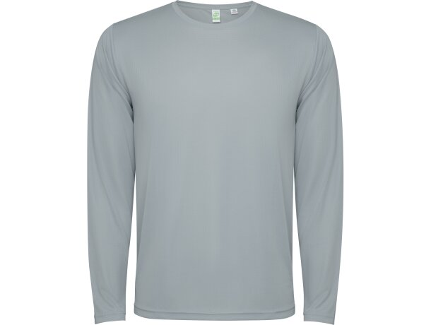 Camiseta técnica Estoril manga larga Roly poliéster reciclado Gris detalle 25