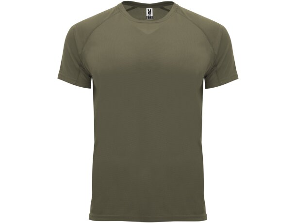 Camiseta técnica Roly BAHRAIN verde militar