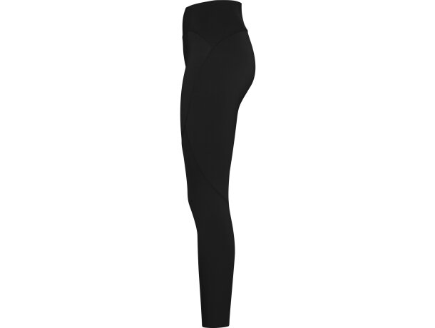 Leggings deportivos Norton de poliéster reciclado con cintura Negro detalle 5