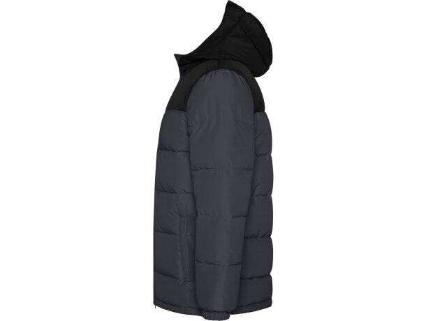Parka acolchada Tallin Roly repelente al agua con capucha Ebano/negro detalle 26