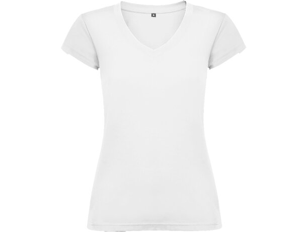 Camisetas personalizadas baratas  Roly Victoria de algodón 155 g blanco