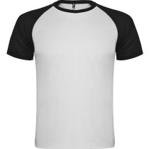 Camiseta técnica Roly Indianapolis raglan contraste