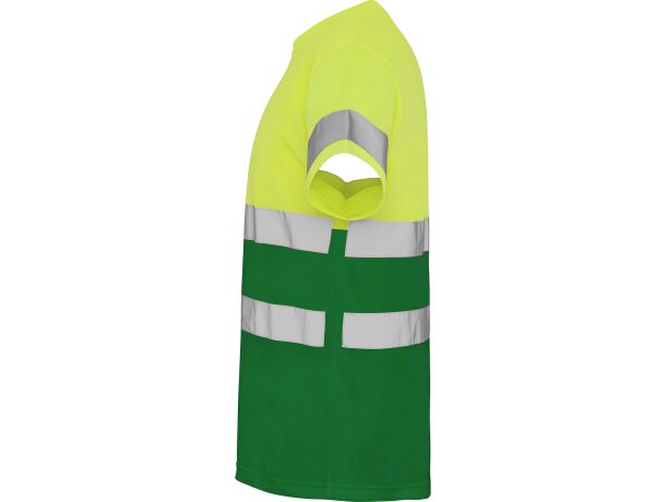Camiseta DELTA Roly de alta visibilidad verde jardín/amarillo flúor
