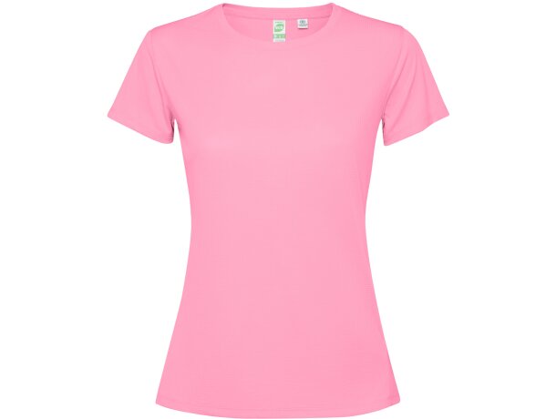 Camiseta Estoril Woman Rosa seda detalle 37