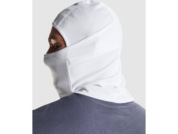 Balaclava Darak Roly de poliéster transpirable multiusos Blanco detalle 3