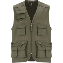 Chaleco Roly Venera multibolsillos trabajo arena