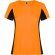 Camiseta SHANGHAI WOMAN Roly naranja fluor/negro