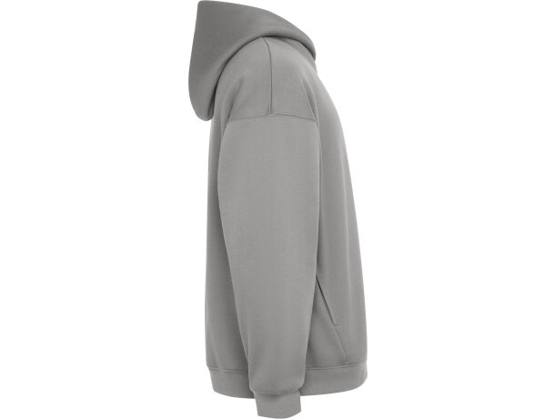 Sudadera con capucha Otto Roly para merchandising corporativo Gris perla detalle 18