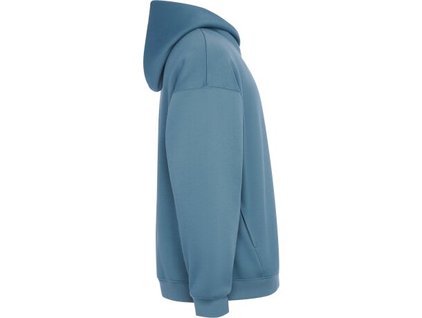 Sudadera con capucha Otto Roly para merchandising corporativo Azul tormenta detalle 26