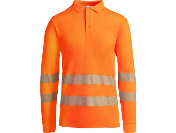 Polo Roly ATRIO LS alta visibilidad naranja fluor