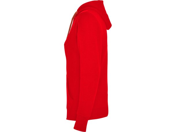 Sudadera URBAN WOMAN Roly con capucha rojo