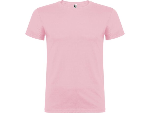 Camiseta BEAGLE Roly unisex 155 gr rosa claro