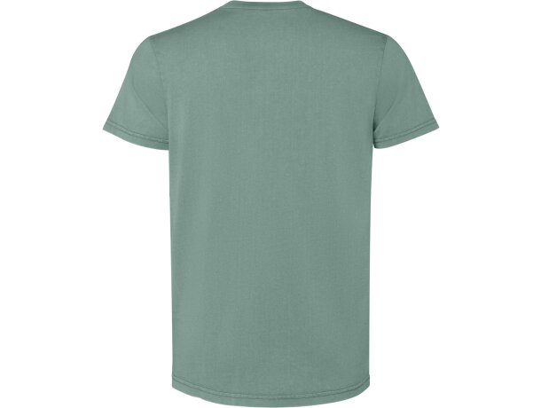Camiseta Corgi Roly de algodón peinado 180 g para hombre Verde pato lavado detalle 26