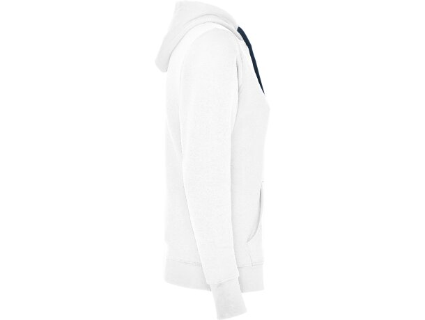 Sudadera URBAN WOMAN Roly con capucha blanco/marino