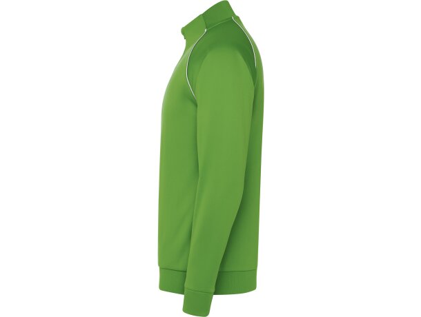 Chaqueta deportiva Valier Roly con cremallera y vivo reflectante Verde helecho detalle 27