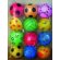Pelota hinchable PVC Mazagao 21 cm colores vivos sin color