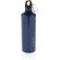 Botella de agua XL de aluminio con mosquetón Azul/negro detalle 27