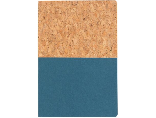 Cuaderno A5 de corcho y kraft Azul detalle 14