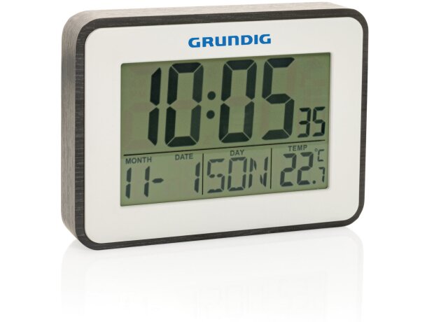 Estación meteorológica Grundig con alarma y calendario Blanco detalle 5