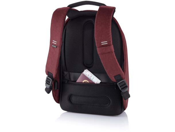 Bobby Hero Regular, mochila antirrobo Rojo cereza detalle 75