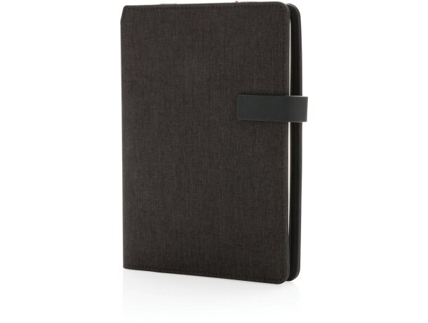 Carpeta con libreta A5 Kyoto Negro detalle 10
