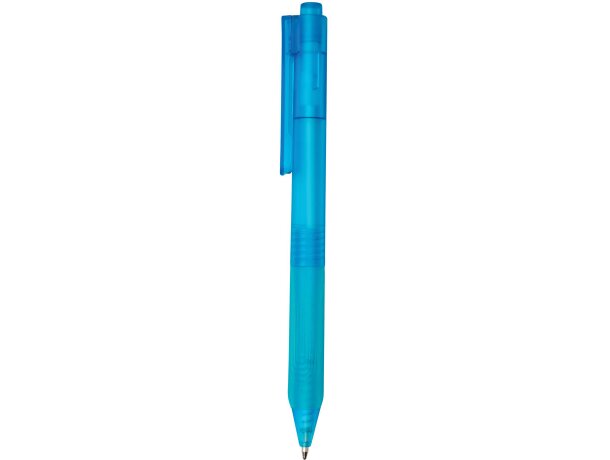 Bolígrafo con nombre de silicona acabado mate tinta azul Azul detalle 12