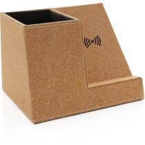 Organizador Mumford corcho natural carga 5W QI