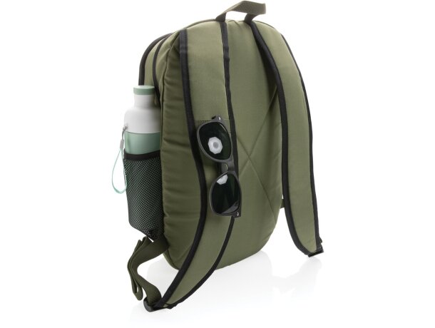 Mochila casual Impact AWARE ™ 300D RPET Verde detalle 49