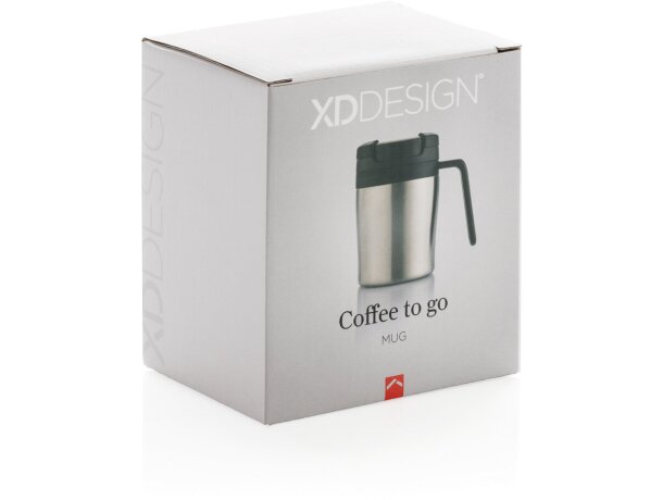 Taza Coffee to go Plata detalle 22