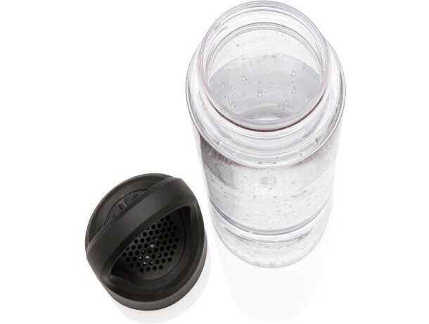 Botella de agua con altavoz inalámbrico Negro/transparente detalle 4