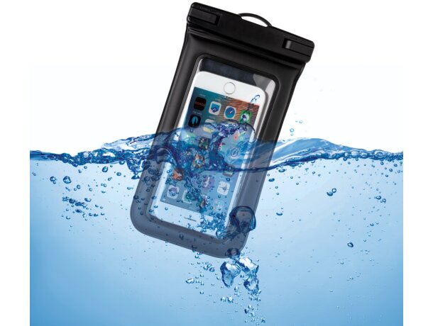 Portatodo para móvil pvc IPX8 Flotante Negro detalle 6