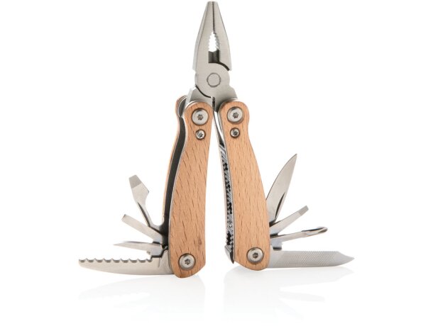 Multiherramienta de acero detalles de madera Marron detalle 16