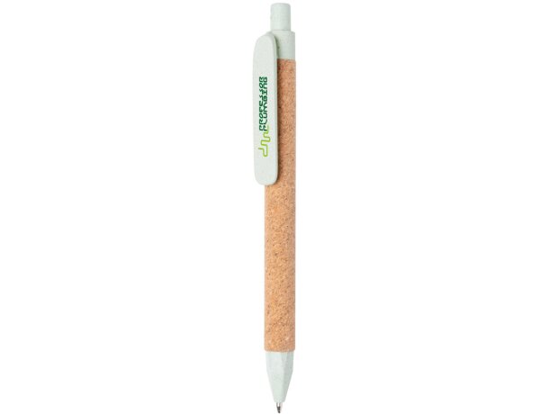 Bolígrafo ecológico Verde detalle 24