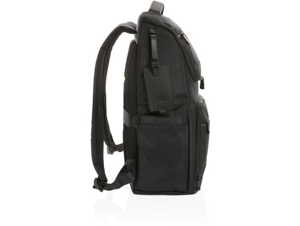 Mochila para portátil 15,6 Swiss Peak AWARE ™ RPET Voyager Negro detalle 2