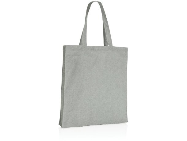 Tote sostenible 100% algodón Impact Aware Gris detalle 5