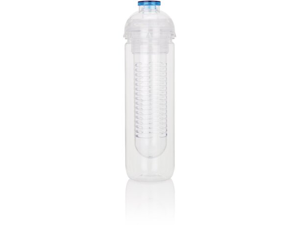 Bidón deportivo con compartimento para frutas de tritán 500ml Azul detalle 1