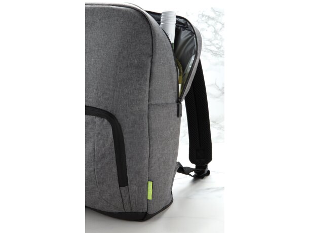 Mochila nevera Fargo RPET Gris detalle 9