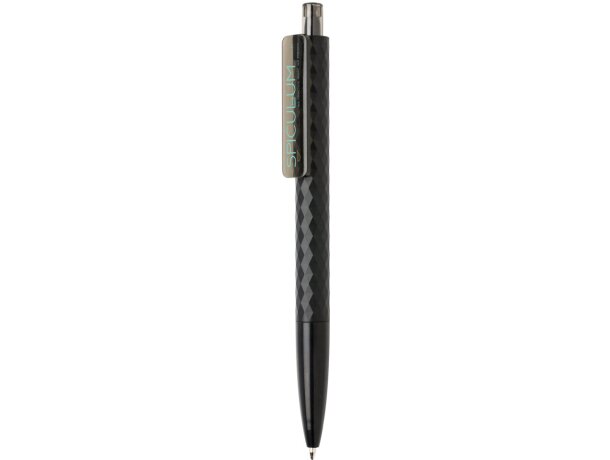 Bolis originales ballpoint acabado geométrico tinta alemana azul X3 Negro detalle 10