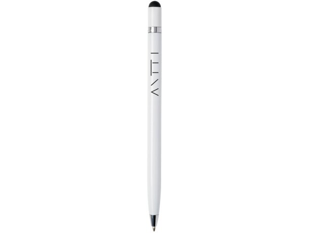 Bolis con puntero táctil metal tinta alemana azul ultra suave Blanco detalle 9