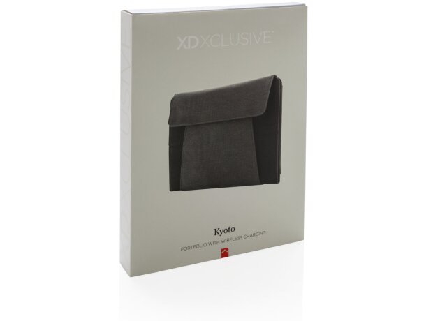 Portafolio Kyoto para tablet 10 con carga inalámbrica Negro detalle 14