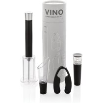 Set Connoisse vino 4 piezas ABS acero inoxidable