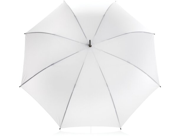 Paraguas ecológico automático Blanco detalle 5