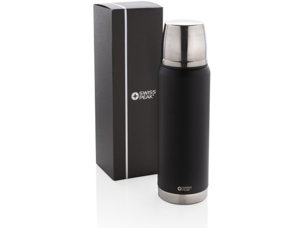 Termo Swiss Peak Elite de cobre al vacío 0.5L Negro detalle 12