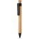 Bolígrafo de bambú con clip de trigo Negro detalle 3